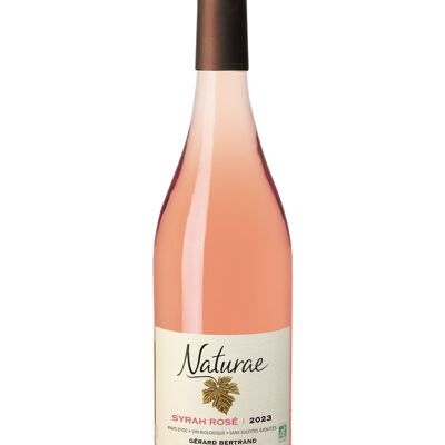 Naturae Syrah rosé 2024 75cl Bio Vegan Sans Sulfites