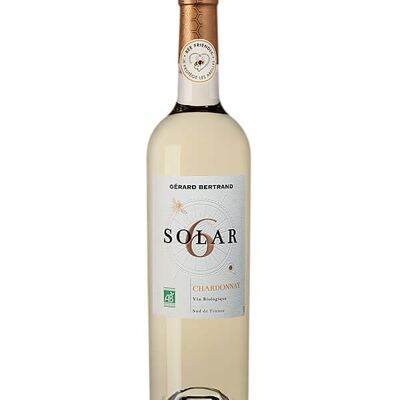 Vino blanco orgánico Solar6 Chardonnay beefriendly 2024 75 cl