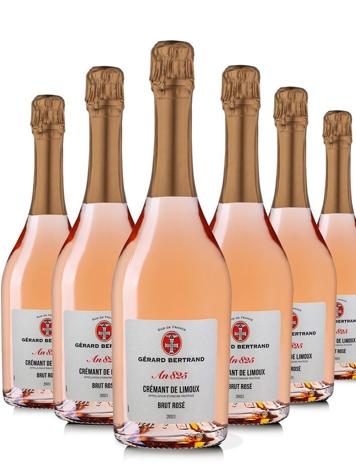 Heritage An 825 Crémant de Limoux Brut rosé 2021 Lotto 6 Bottiglie 75cl