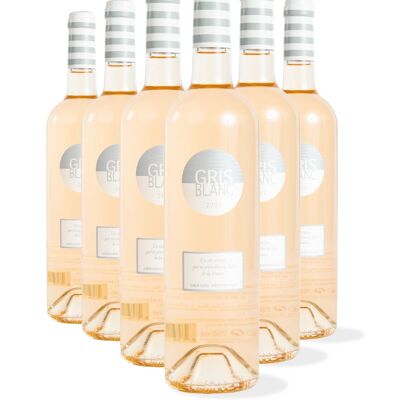 Gris Blanco con tapón 2024 75cl lote de 6 botellas 75cl