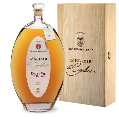 El Elixir de Cigalus 3L y su estuche de madera
