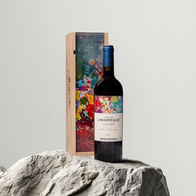 COLECCIÓN DE ARTE CHÂTEAU L’HOSPITALET Caja 75cl 2021 - “VOLVER AL COSMOS” CYRIL KONGO