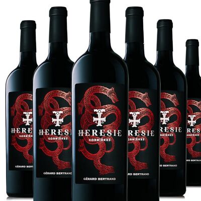 Vino tinto Herejía Corbières 2021 6x75cl
