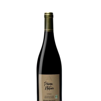 Prima Nature Syrah organic vegan red wine without added sulfites 2024 75cl