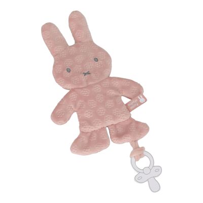 Consolador con pinza para chupete de Miffy - Flower Rose