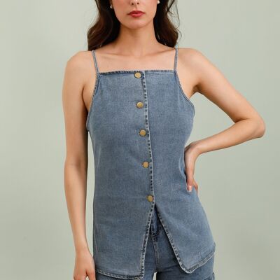 Top bustier de mezclilla - 2619