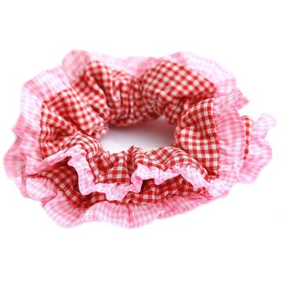 Scrunchie con balza rossa
