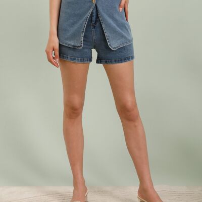 Shorts vaqueros de cintura alta - 2620