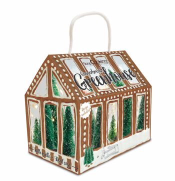 Gingerbread greenhouse (5 découpoirs + 3 sapins) 1