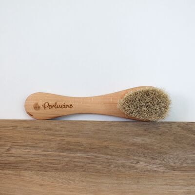 Brosse exfoliante visage en bois