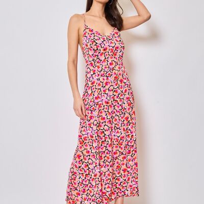 Vestido largo estampado - 3036-1