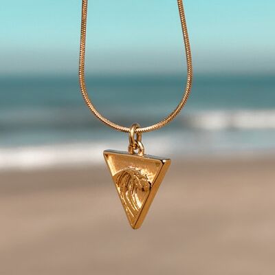 Collana Ocean Wave Rider in oro
