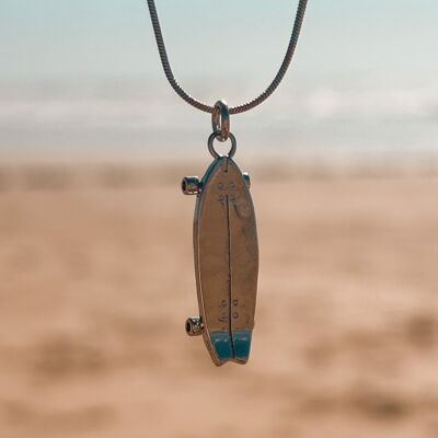 Collar Ocean Surfskate de plata