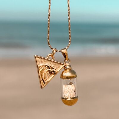 Pendentif Laguna Beach Wave Rider en or