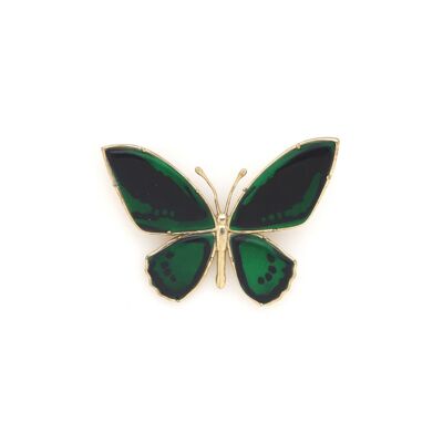 Spilla a farfalla verde MARIPOSA