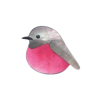 Spilla ORNITHO Miro in carnat