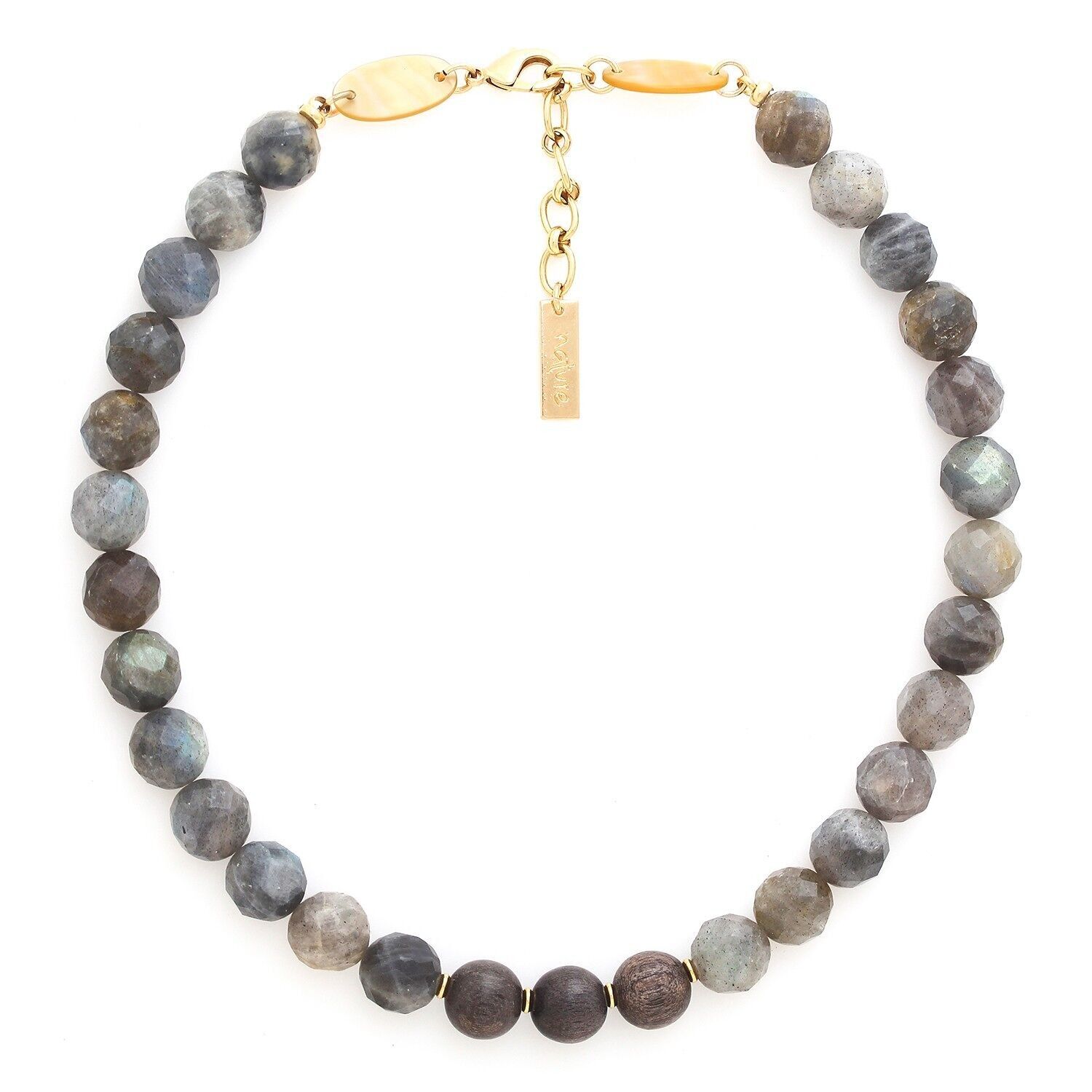 Collana corta in labradorite ECLIPSE