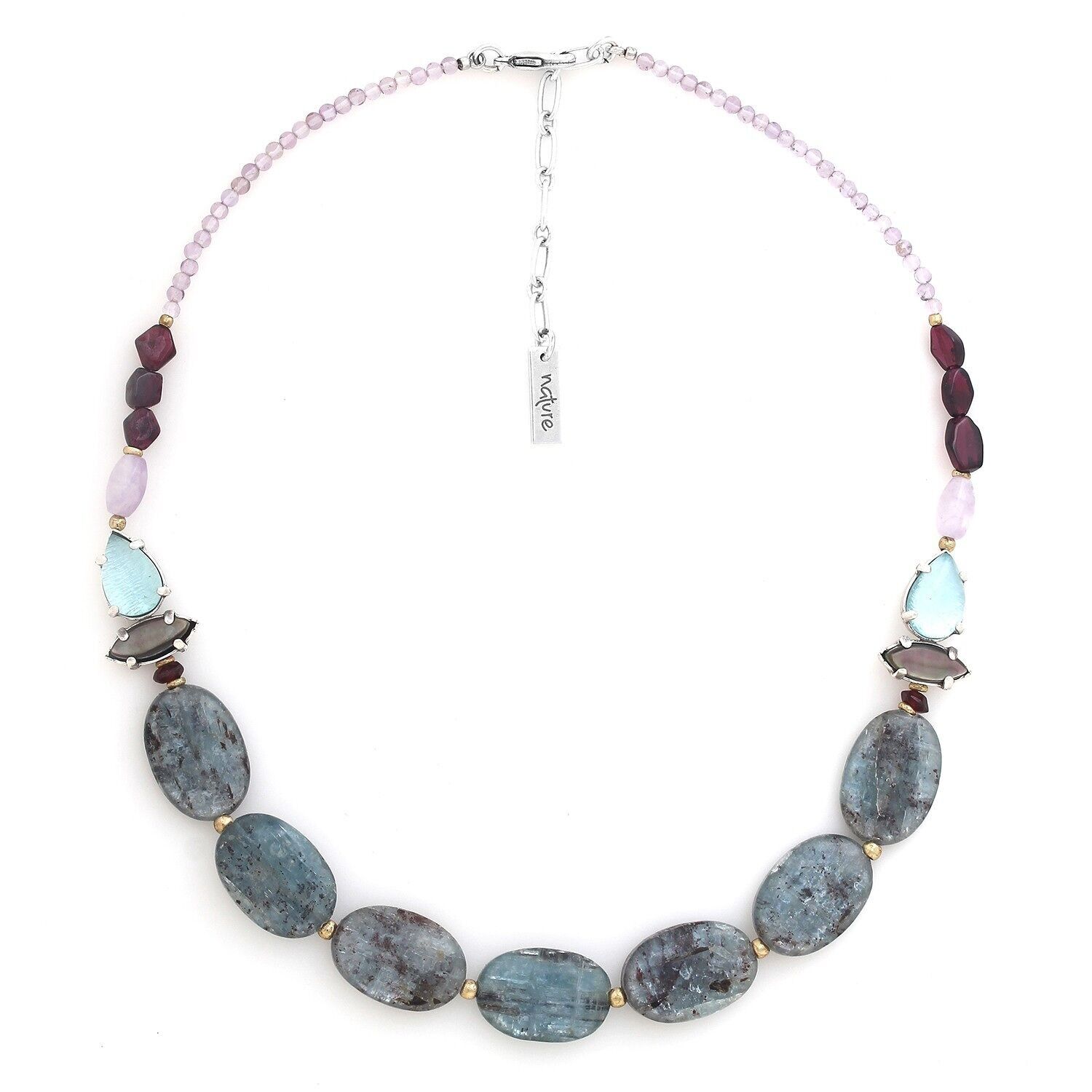 Collana corta in cianite GOTBURG