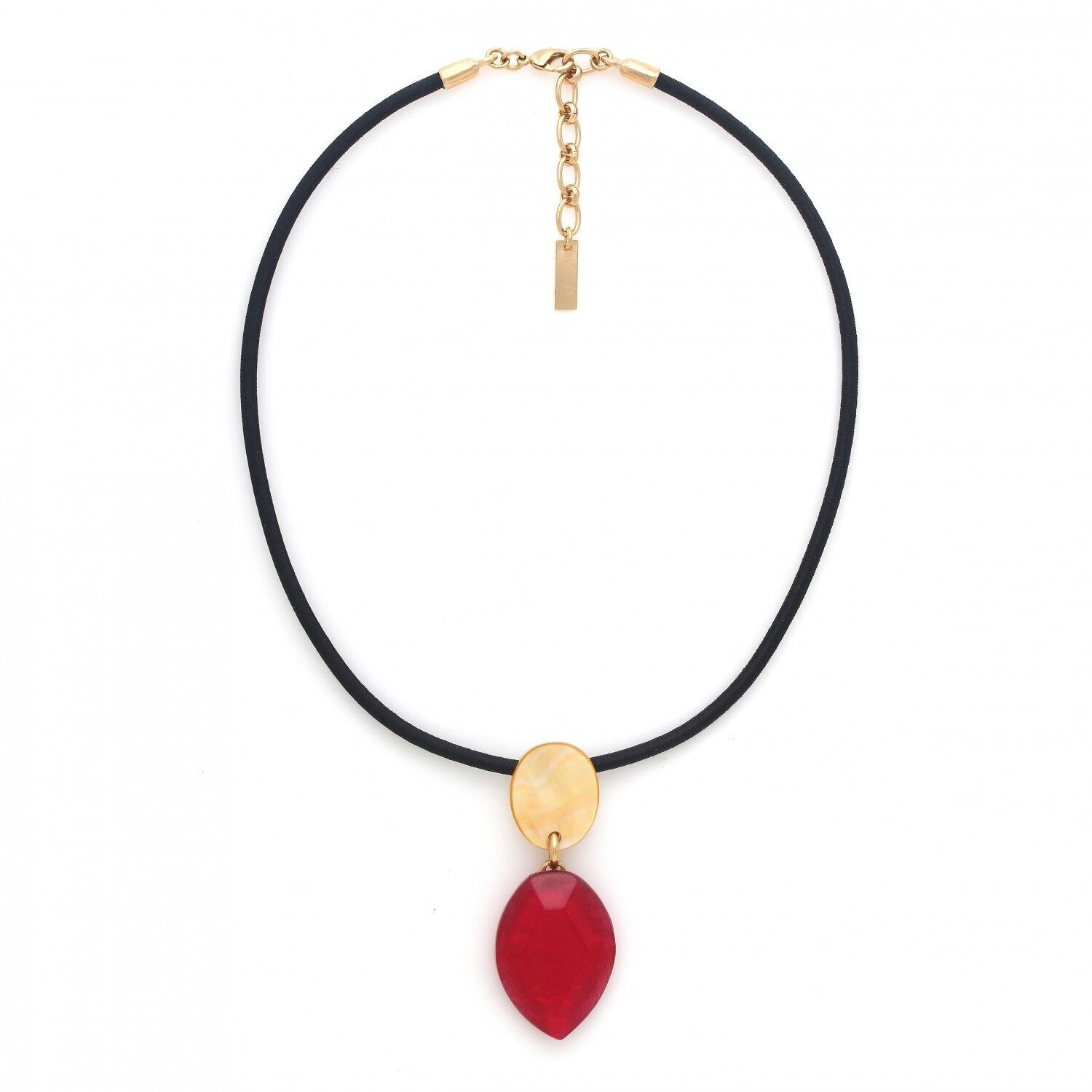 Collana con ciondolo piccolo rubino IZMIR