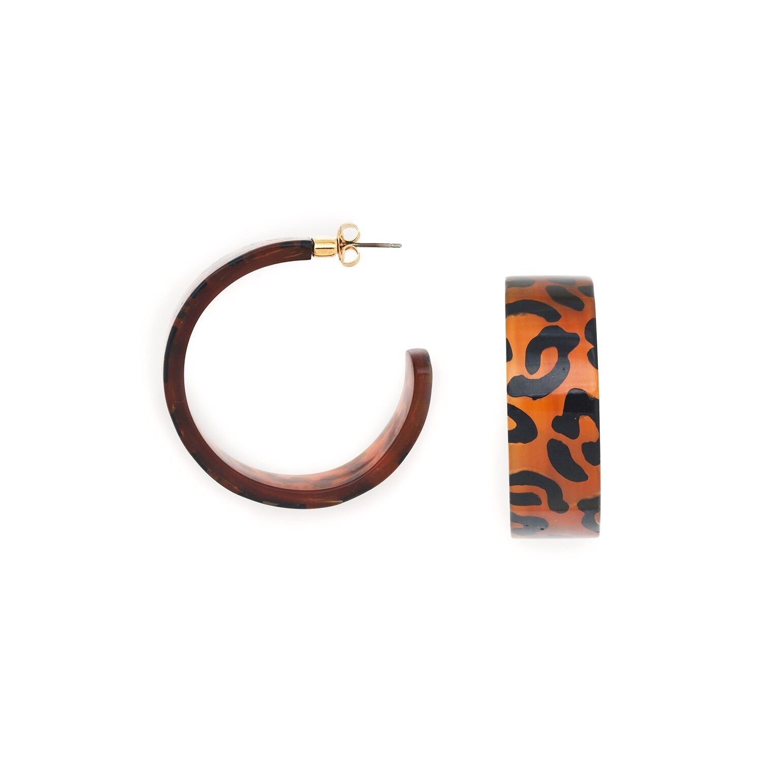 Orecchini a cerchio piccoli JAGUAR