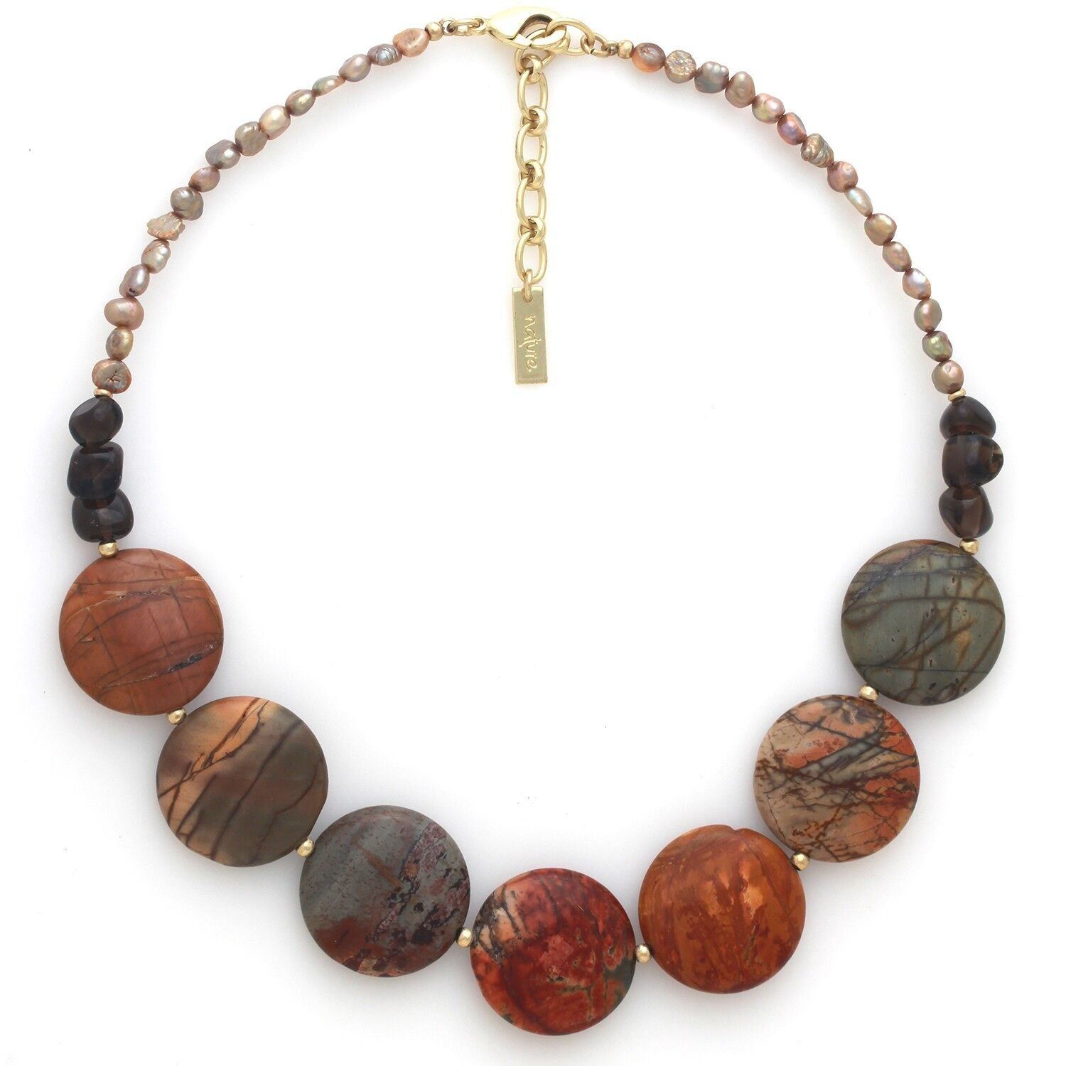 Collana L'ILE ROUSSE Picasso con disco di diaspro