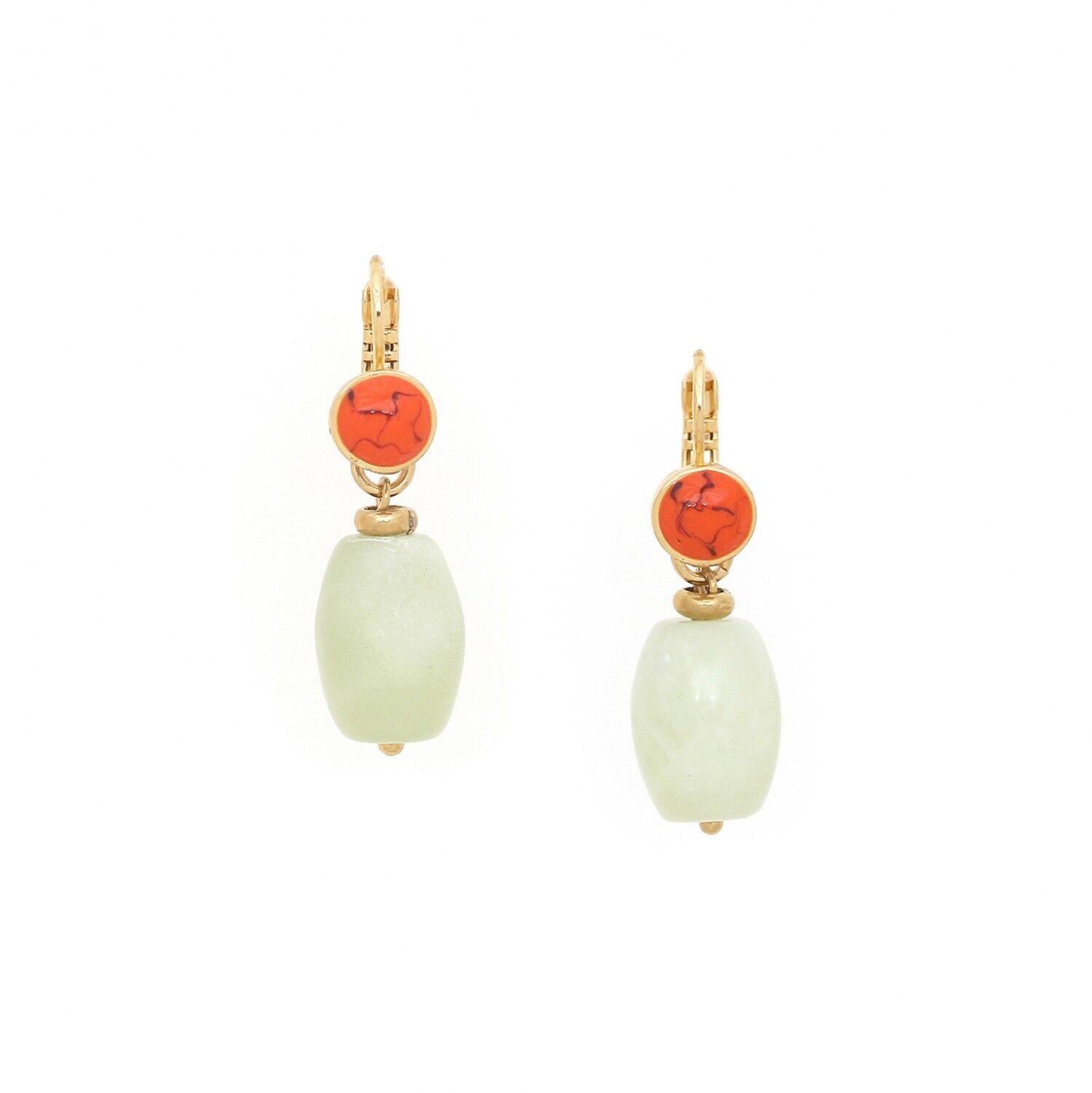 Orecchini dormienti in giada TIVOLI