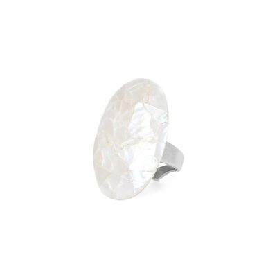 THE CYCLADES oval adjustable ring