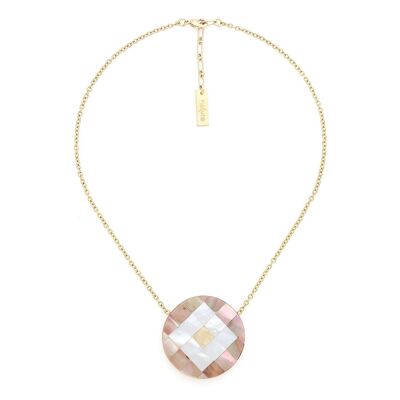 SAN LAZZARO round pendant necklace