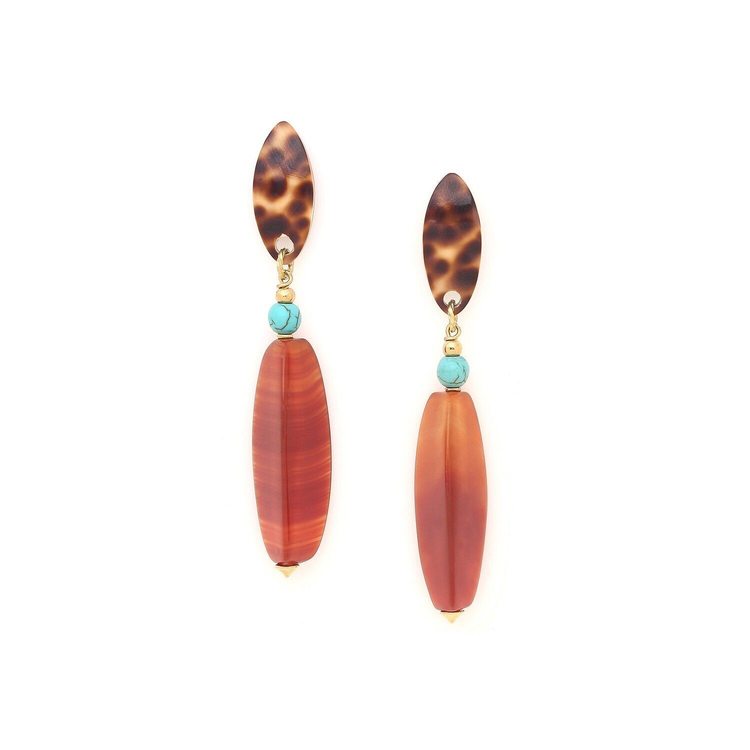 Orecchini lunghi a pressione SURABAYA