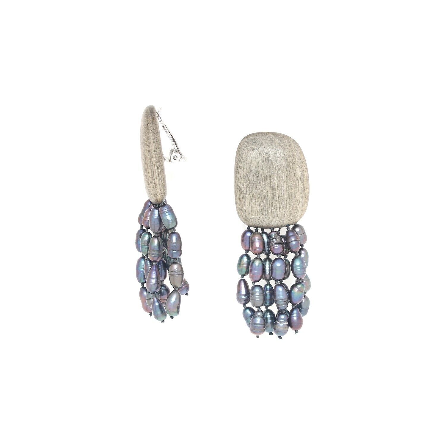 Orecchini a clip PEBBLE BEACH