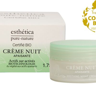 CREME NUIT APAISANTE - Certifiée BIO