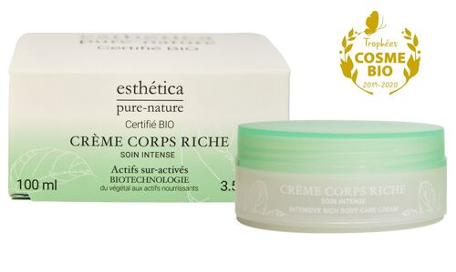 CREME CORPS RICHE SOIN INTENSE - Certifiée BIO