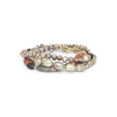 Pulsera de perlas L'ILE ROUSSE 3T