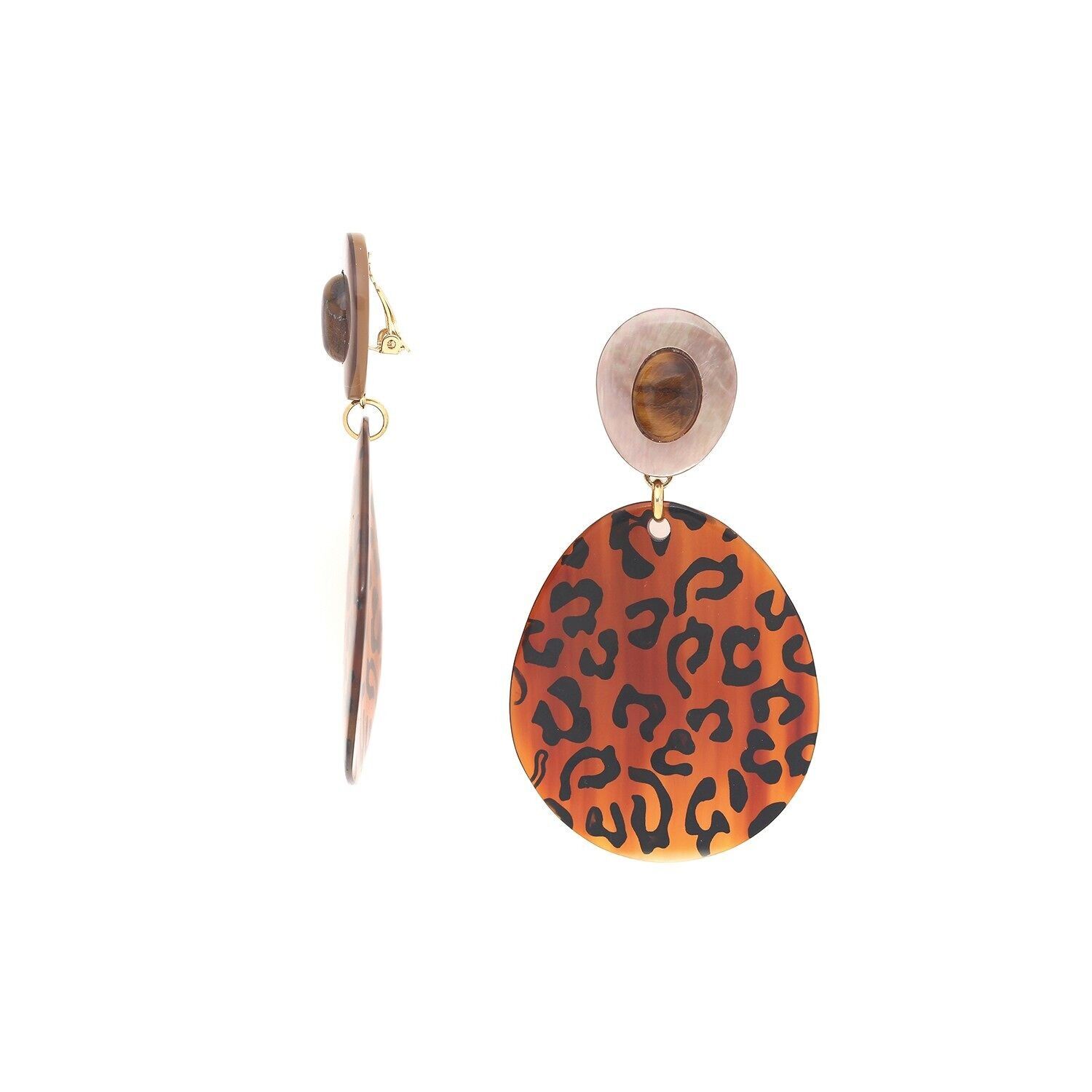 Orecchini a clip con pendente JAGUAR XL