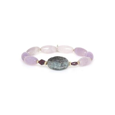Bracciale elastico in ametista GOTBORG