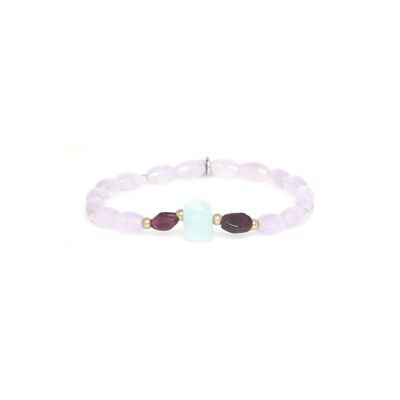 GOTBORG fine amethyst stretch bracelet