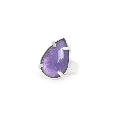 GOTBORG adjustable purple drop ring