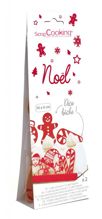 Déco bûche "Noël" 2