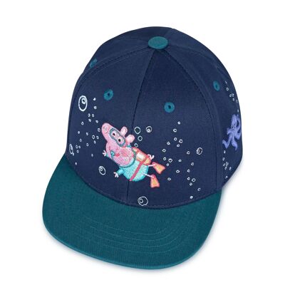 Koaa – Peppa Pig "Underwater" – Gorra azul marino. Talla: 1-3 años.