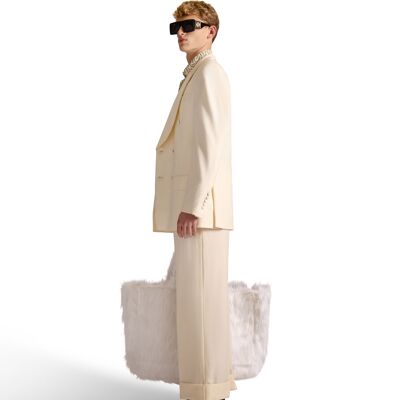 Borsa grande in pelliccia sintetica Helen Anthony