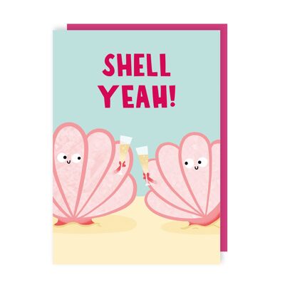 Shell Yeah Congratulations Card Pack of 6