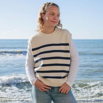 Gilet tricoté pour femme