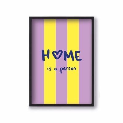Poster A4 "La casa è una persona libera"
