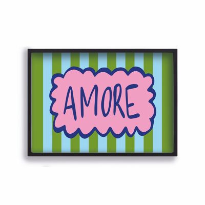Affiche A4 Amore Quartier Libre