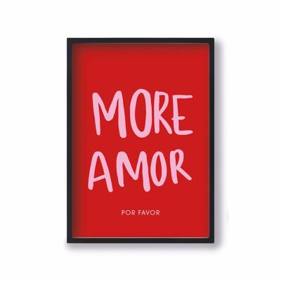 Poster A4 Più Amor Quartier Libre