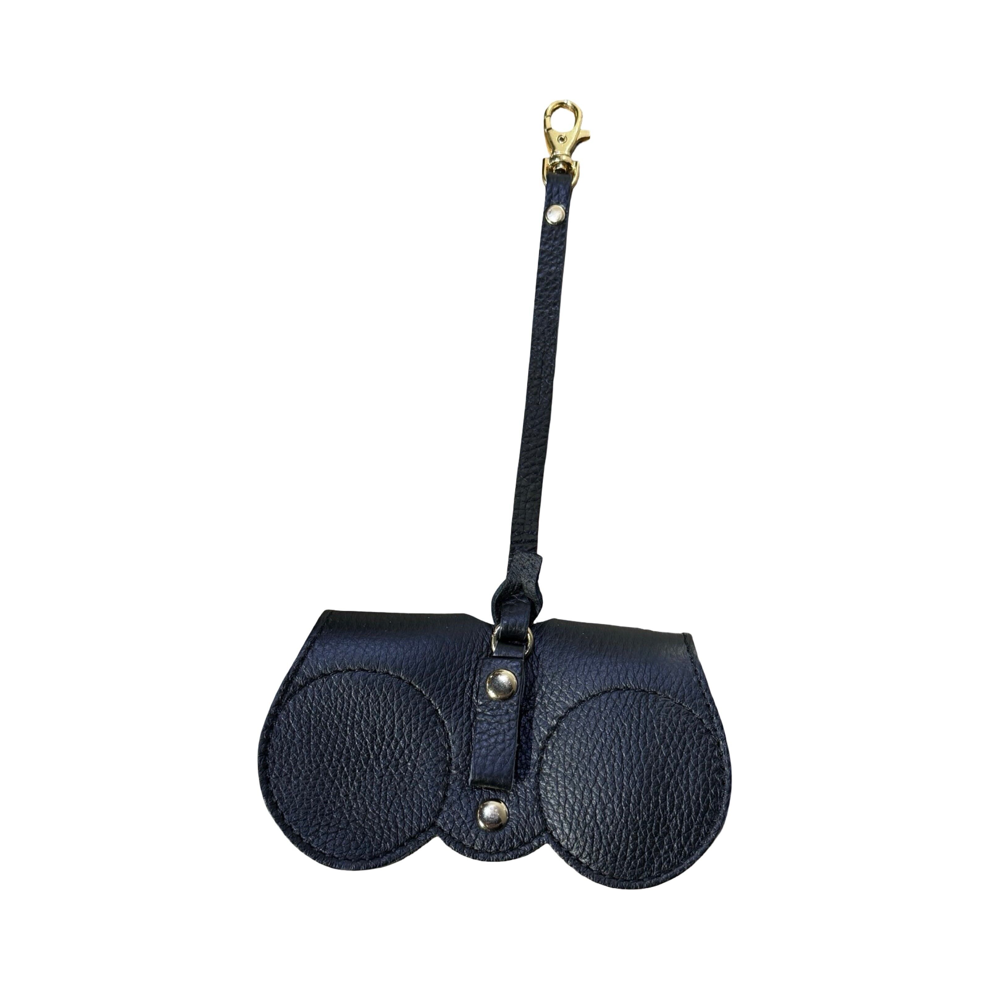 PORTAOCCHIALI IN PELLE DI BOVINA