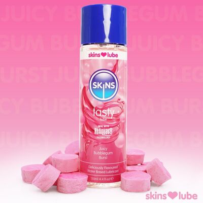 Lubricante a base de agua con sabor a chicle de Skins