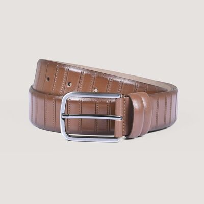 Formal Brown Leather Belt