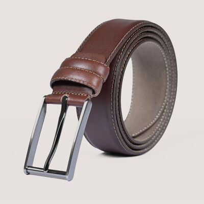 Classic Brown Leather Belt