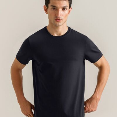 Camiseta de algodón puro Supima - Negra